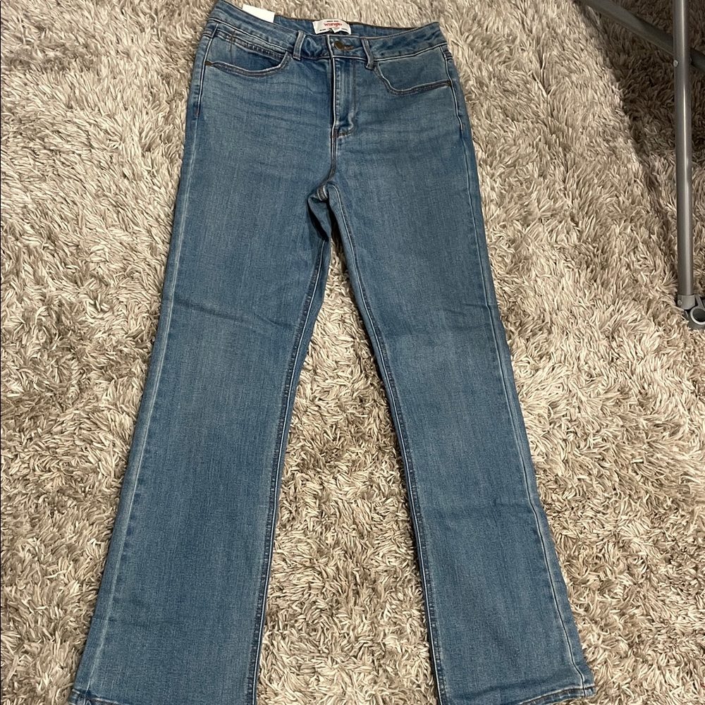 Wrangler Women's Straight Leg Jeans - Blue